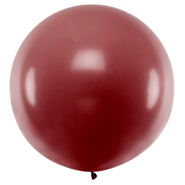 kæmpe burgundy ballon 018