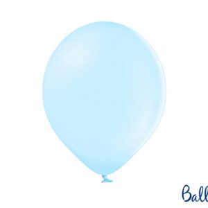 Pastel lyseblå ballon, 30 centimeter.