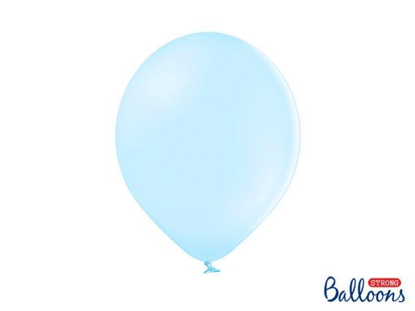 Pastel lyseblå ballon, 30 centimeter.
