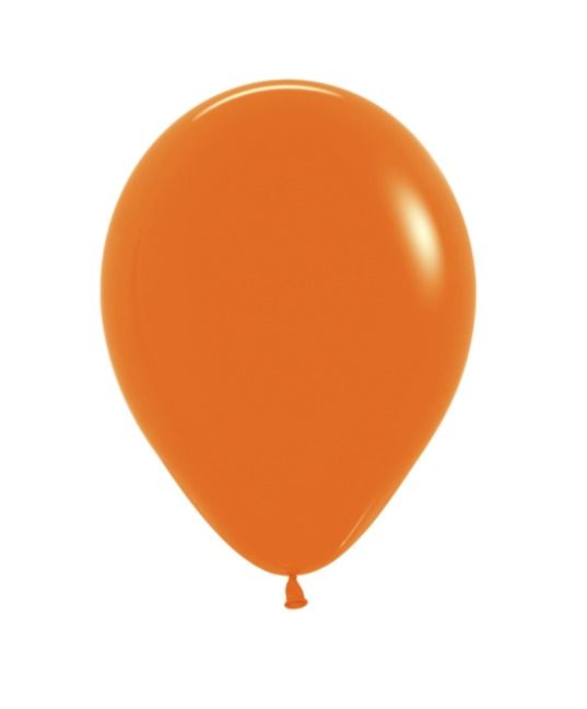Fashion orange ballon, 30 cm.