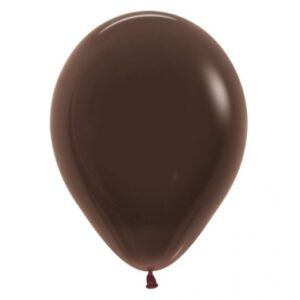 Chokolade brun ballon, 30 cm.