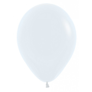 Hvid ballon 12¨ - 005