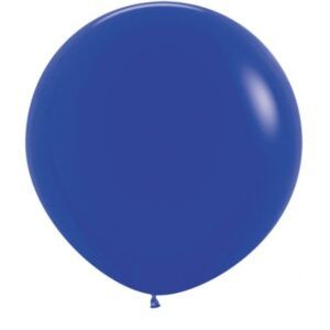 Kæmpe ballon blå 100 cm.