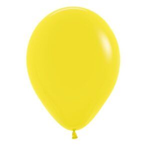 Gul ballon, 30 centimeter