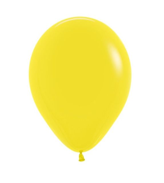 Gul ballon, 30 centimeter