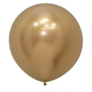 Kæmpe guld ballon 60 cm