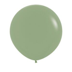 Kæmpe eucalyptus grøn ballon 60 cm.