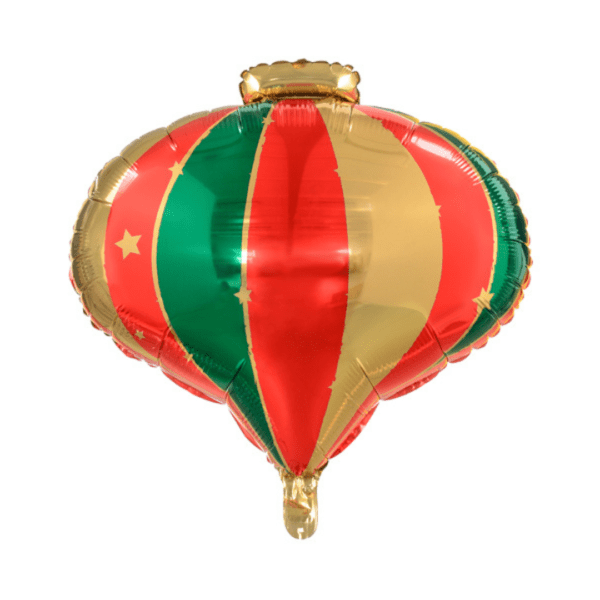 Folieballon Julekugle grøn