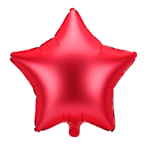 Folieballon Stjerne rød